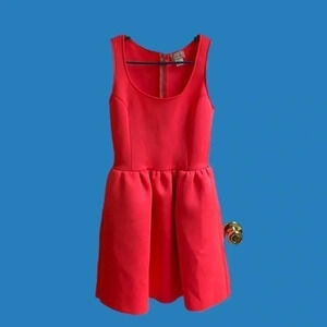 Love Ady Bright Florissant Pink Dress with Pockets